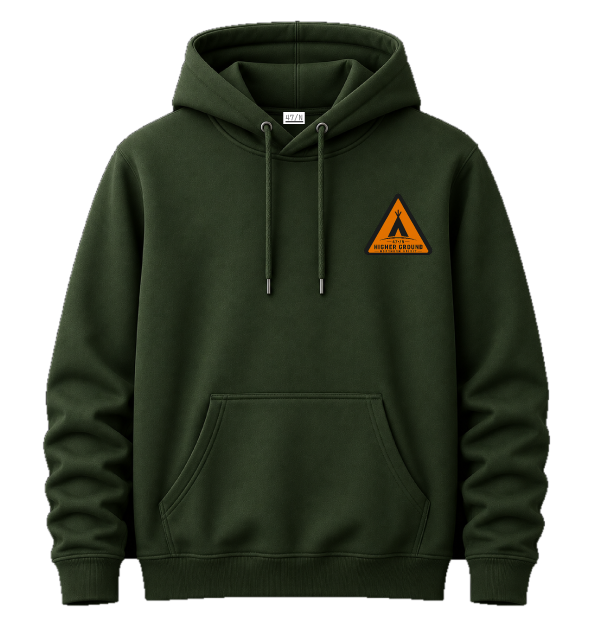 Unisex relaxed mid-weight hooded sweatshirt